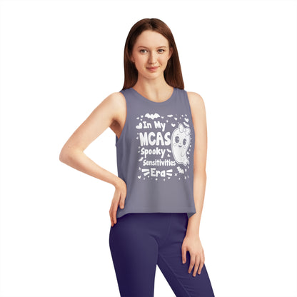 In My MCAS Spooky Sensitivities Era, Women's Dancer Cropped Tank Top, Printed