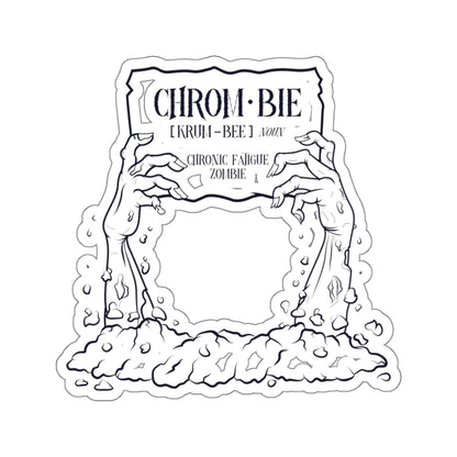 Chrombie, Sticker (Black)