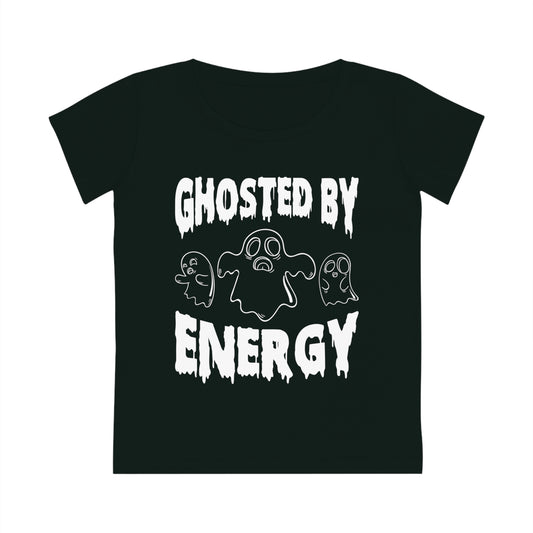 Ghosted by Energy with Spooky Ghosts, Women's Jazzer T-shirt (Dark), Printed