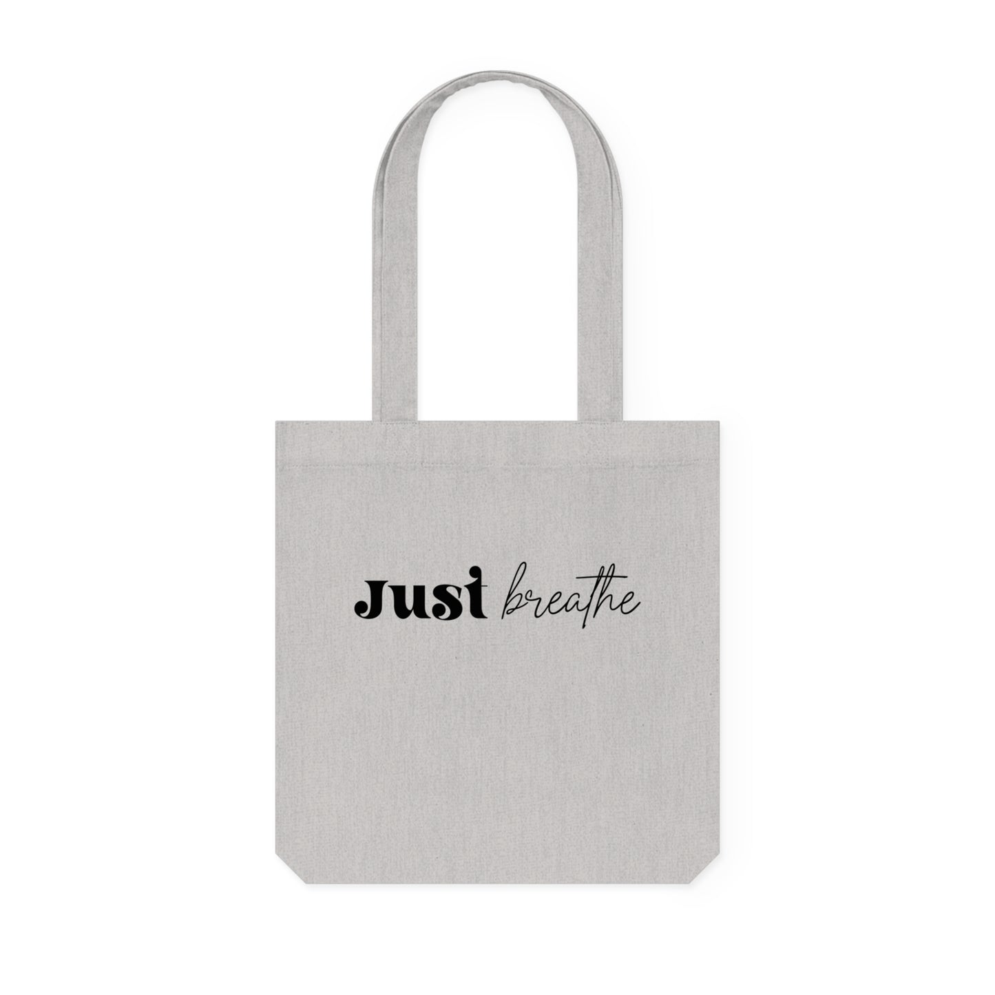 Just Breathe, Organic Tote, Printed