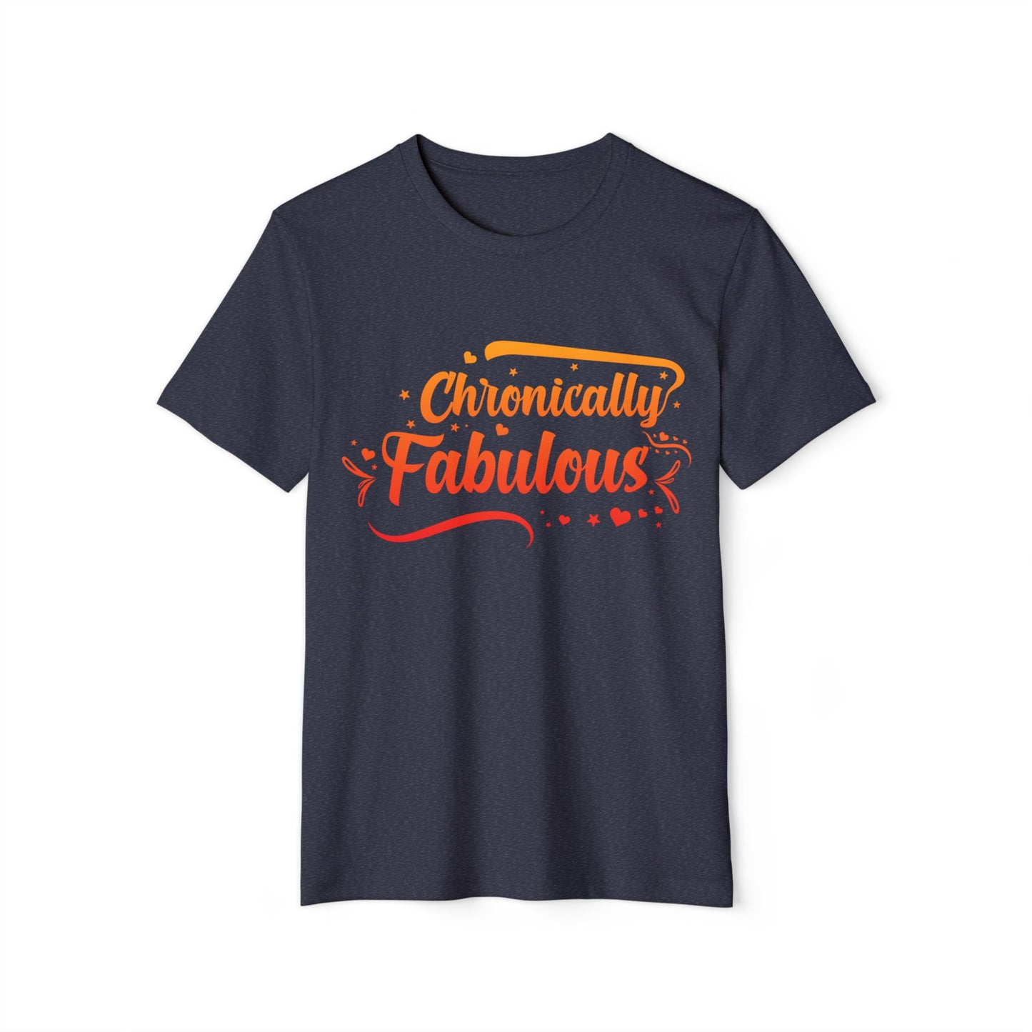 Chronically Fabulous, Unisex Organic Cotton T-shirt (Colorful), Printed