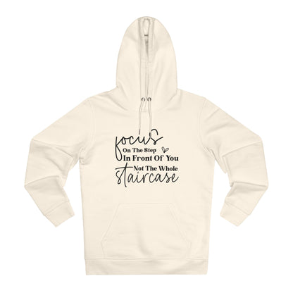 Focus On the Step in Front of You in Pastel Aesthetic | Unisex Heavy Blend Organic Hoodie Sweatshirt