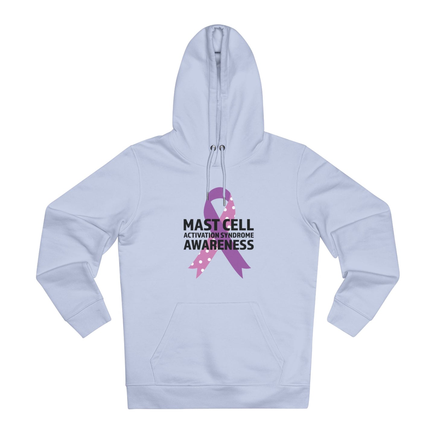 Awareness Ribbon - MCAS in Pastel Aesthetic | Unisex Heavy Blend Organic Hoodie Sweatshirt