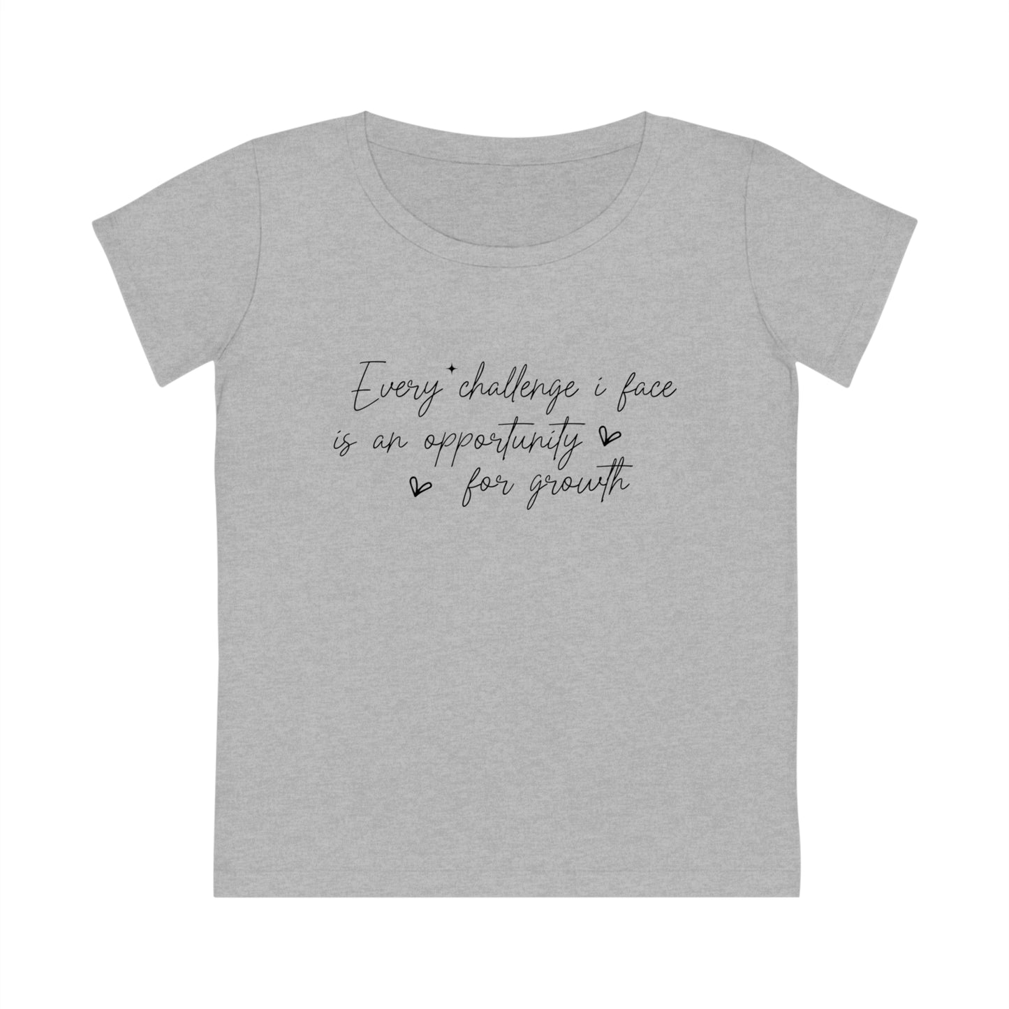 Every Challenge I Face, Women's Jazzer T-shirt (Light), Printed