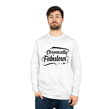 Chronically Fabulous, Unisex Organic Long Sleeve Tee, Printed