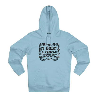 My Body's A Temple... in Pastel Aesthetic | Unisex Heavy Blend Organic Hoodie Sweatshirt