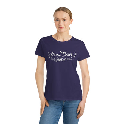 Chronic Illness Warrior, Organic Women's Classic T-Shirt, Printed