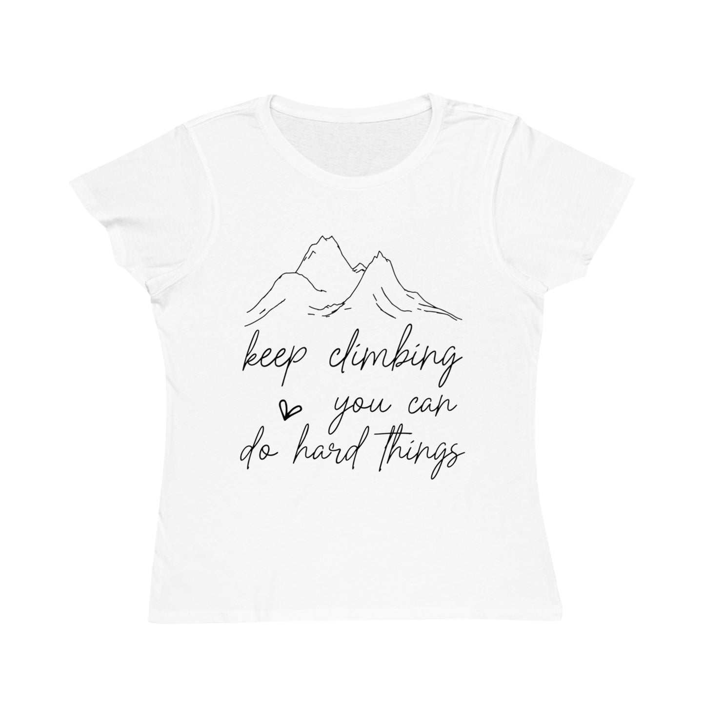 Keep Climbing, Organic Women's Classic T-Shirt, Printed