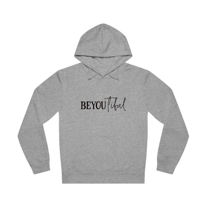 BeYOUtiful, Unisex Organic Drummer Hoodie, Printed