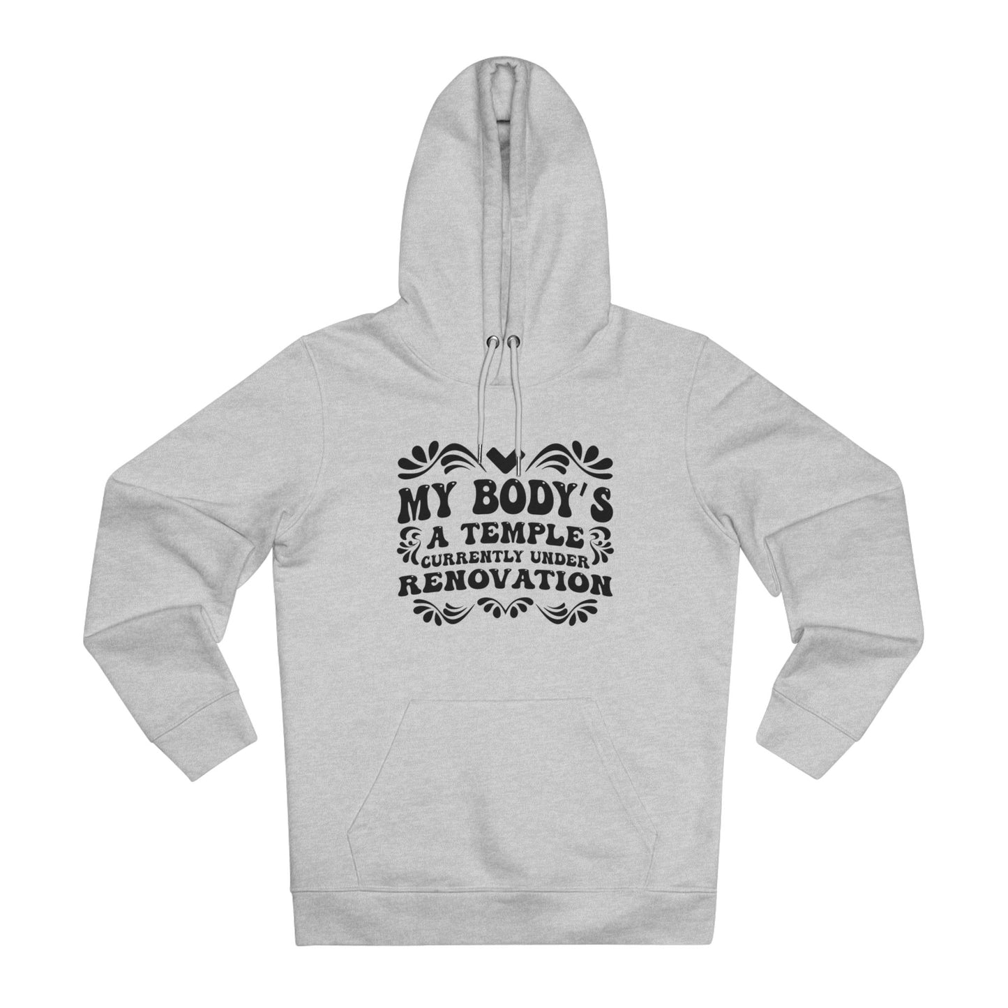 My Body's A Temple... in Pastel Aesthetic | Unisex Heavy Blend Organic Hoodie Sweatshirt