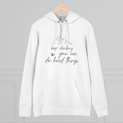 Keep Climbing in Pastel Aesthetic | Unisex Heavy Blend Organic Hoodie Sweatshirt