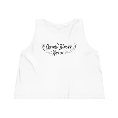 Chronic Illness Warrior, Women's Dancer Cropped Tank Top, Printed