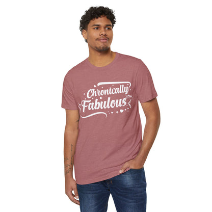 Chronically Fabulous, Unisex Organic Cotton T-shirt, Printed