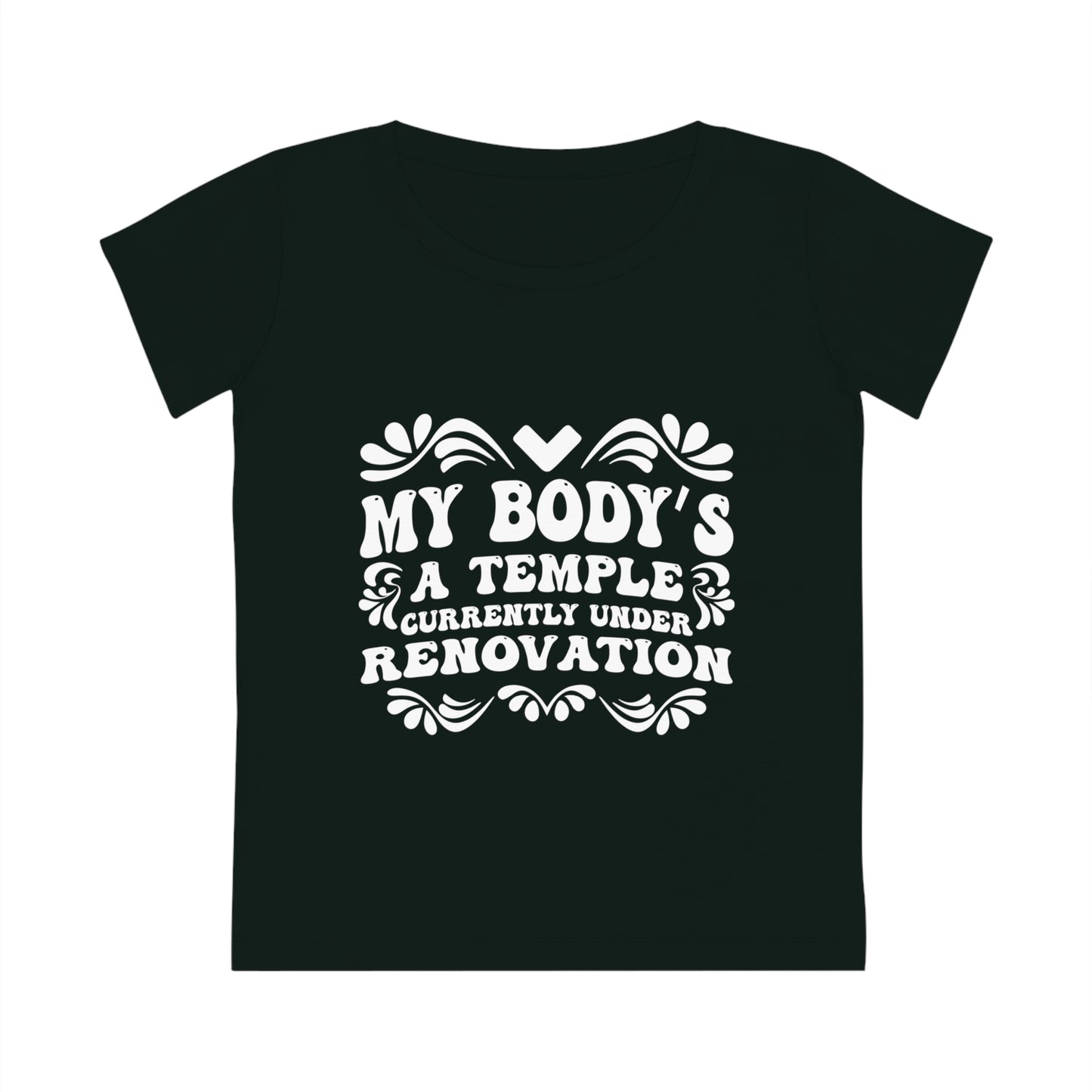 My Body's A Temple..., Women's Jazzer T-shirt (Dark), Printed