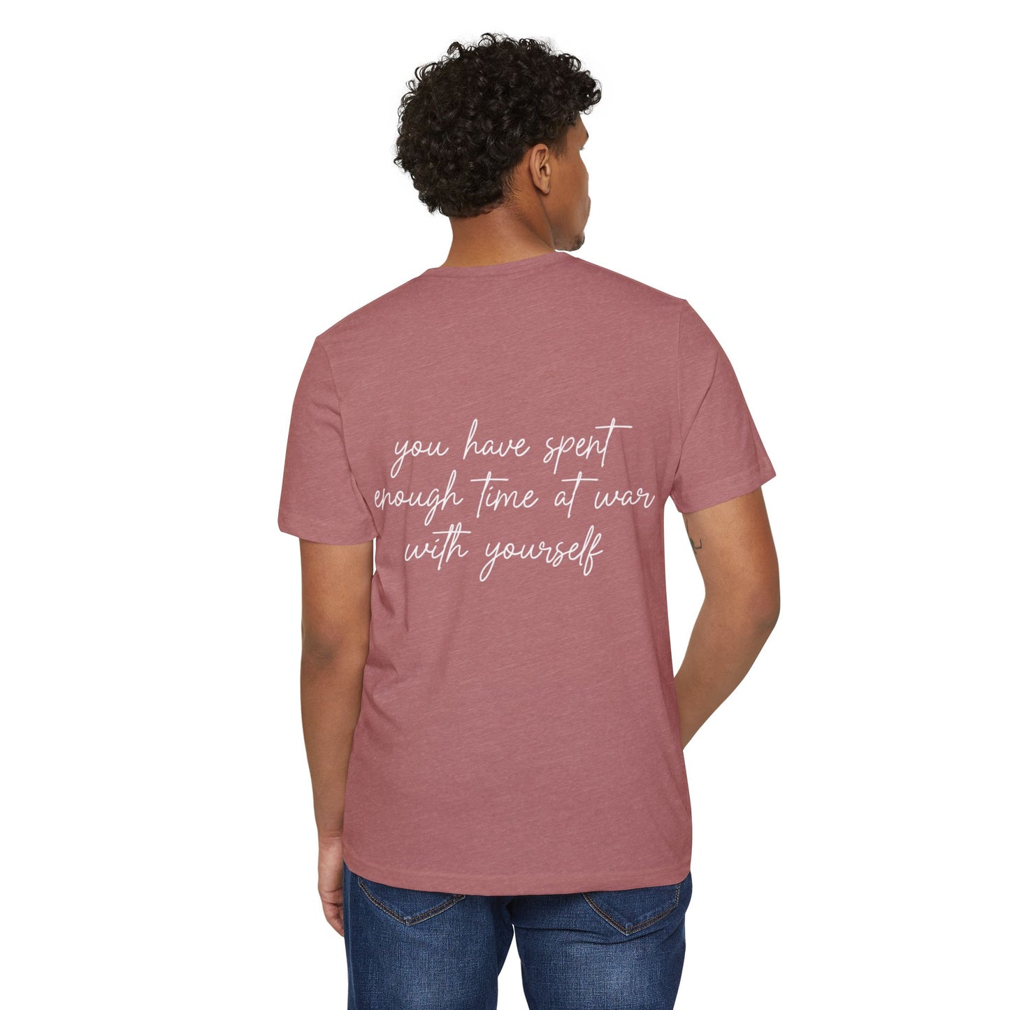 Just Breathe, Unisex Organic Cotton T-shirt, Printed