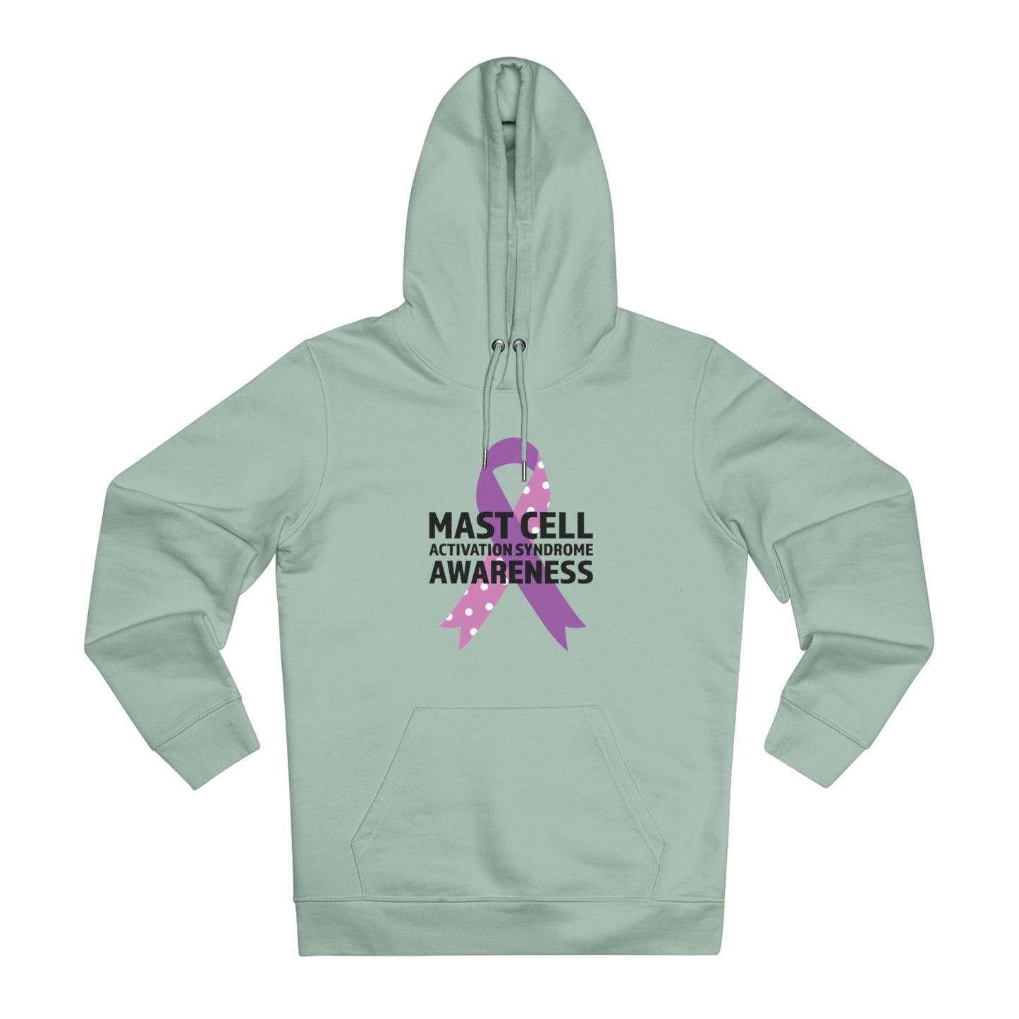 Awareness Ribbon - MCAS in Pastel Aesthetic | Unisex Heavy Blend Organic Hoodie Sweatshirt