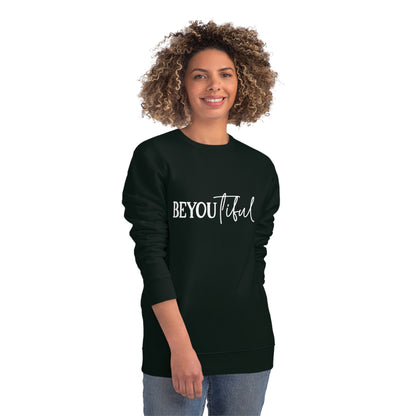 BeYOUtiful, Unisex Organic Sweatshirt, Printed