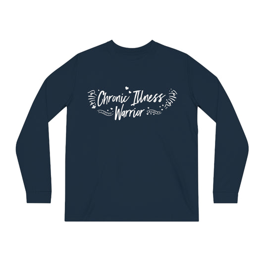 Chronic Illness Warrior, Unisex Organic Long Sleeve Tee, Printed