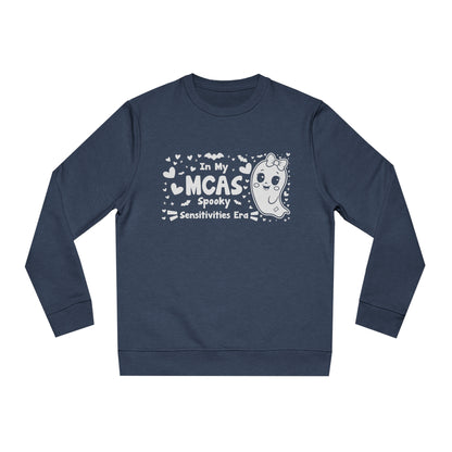 In My MCAS Spooky Sensitivities Era, Unisex Organic Sweatshirt, Printed