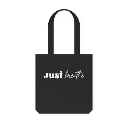 Just Breathe, Organic Tote, Printed