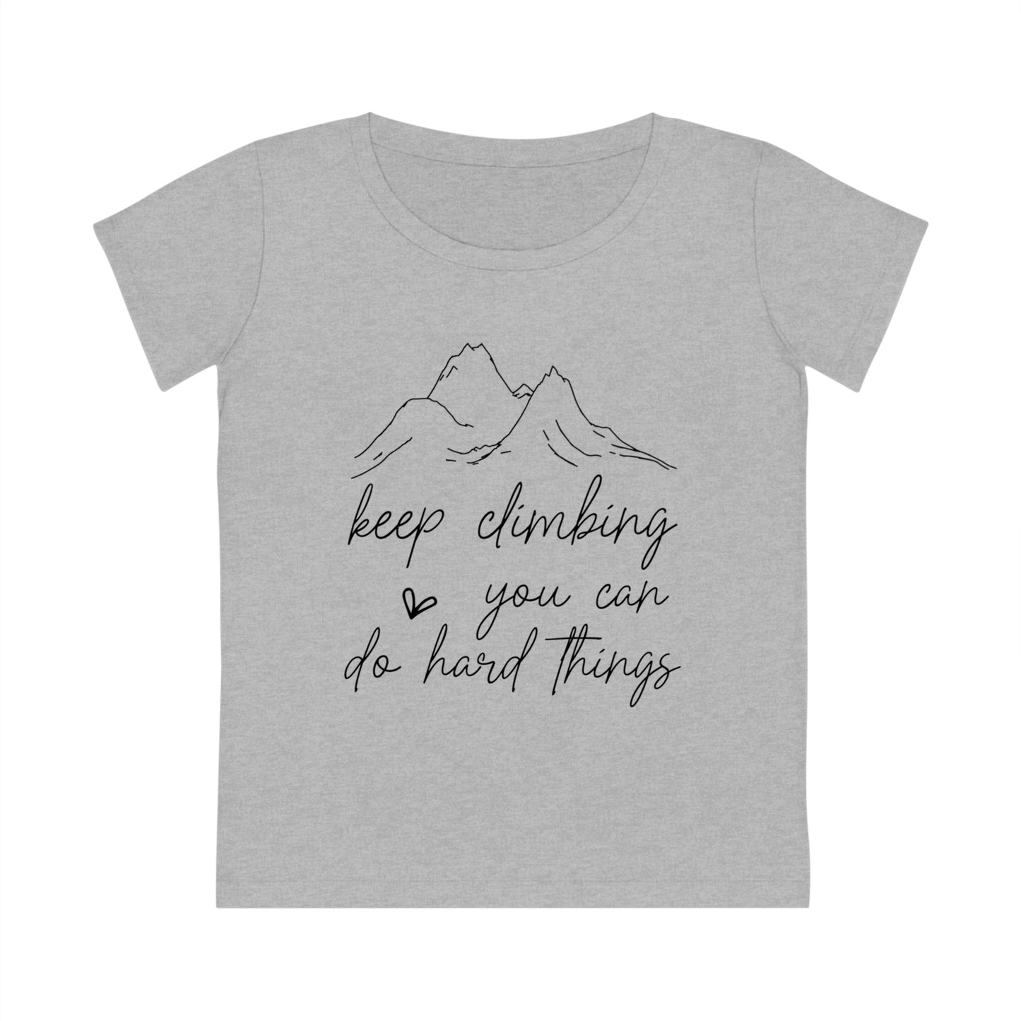 Keep Climbing, Women's Jazzer T-shirt (Light), Printed