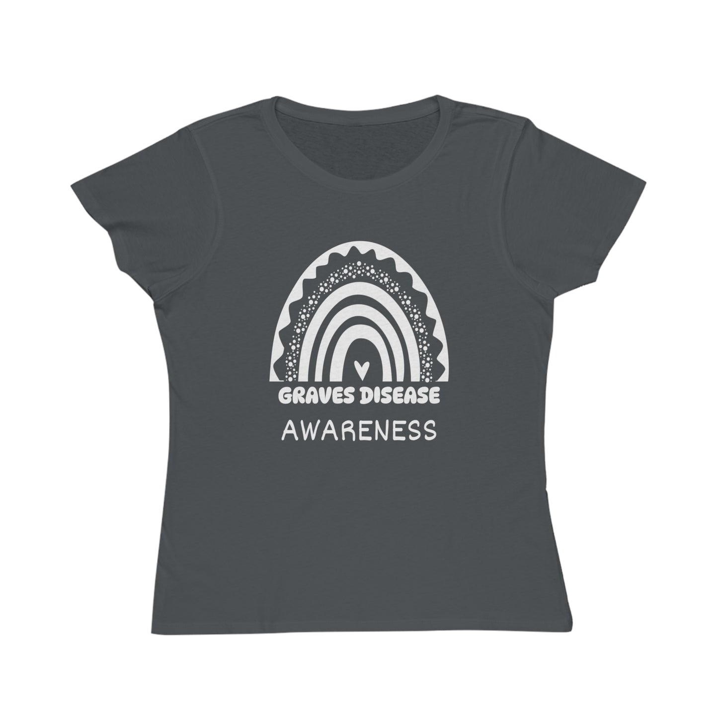 Graves Disease Big Awareness Rainbow | Women's Lightweight, Organic Classic T-shirt