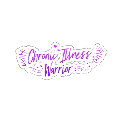 Chronic Illness Warrior, Sticker (In Color)