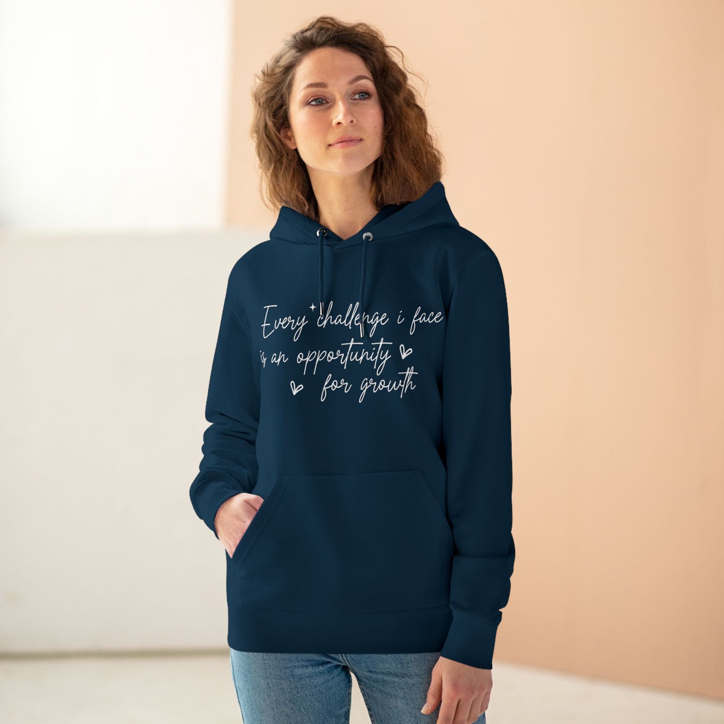 Every Challenge I Face | Unisex Heavy Blend Organic Hoodie Sweatshirt