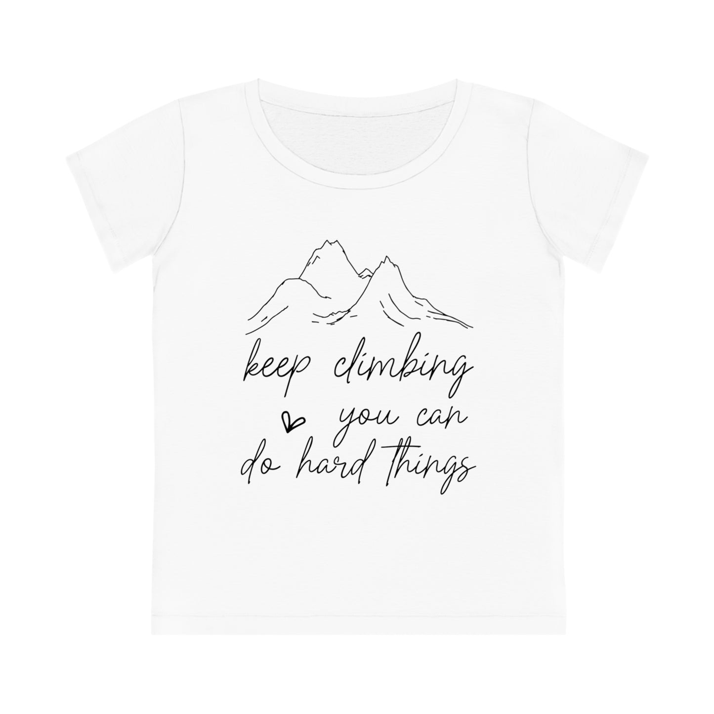 Keep Climbing, Women's Jazzer T-shirt (Light), Printed