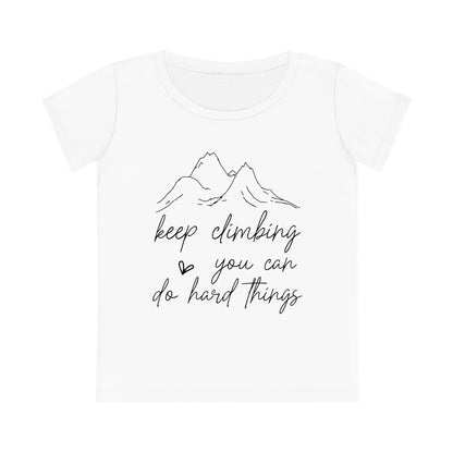 Keep Climbing, Women's Jazzer T-shirt (Light), Printed