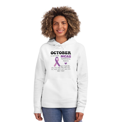 Awareness Month - Mast Cell Activation Syndrome, Unisex Organic Drummer Hoodie, Printed