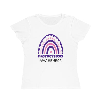 Mastocytosis Big Awareness Rainbow | Women's Lightweight, Organic Classic T-shirt