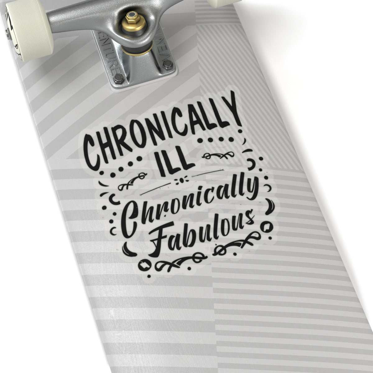 Chronically Ill, Chronically Fabulous, Sticker (Black)