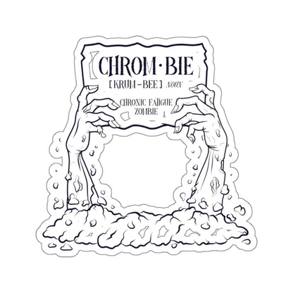 Chrombie, Sticker (Black)