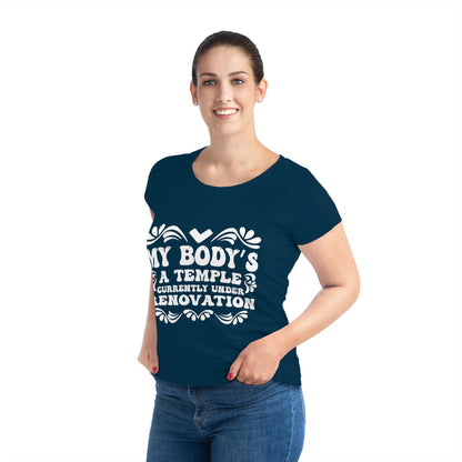 My Body's A Temple..., Women's Jazzer T-shirt (Dark), Printed