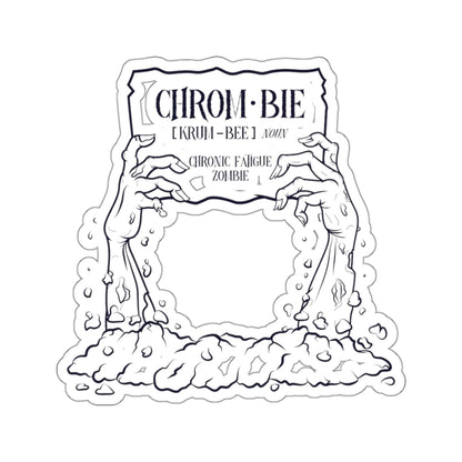 Chrombie, Sticker (Black)