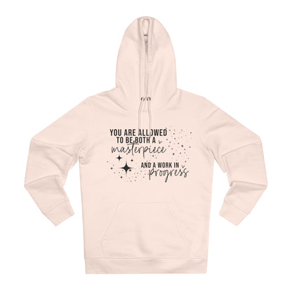 Masterpiece Work in Progress in Pastel Aesthetic | Unisex Heavy Blend Organic Hoodie Sweatshirt