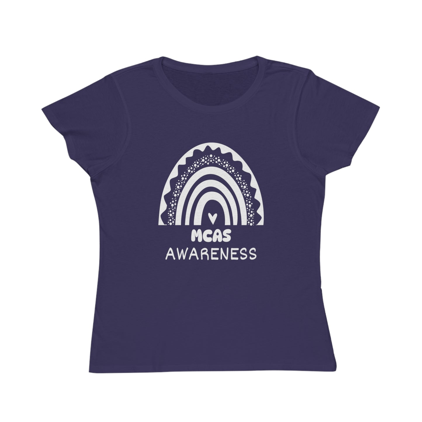 MCAS Big Awareness Rainbow | Women's Lightweight, Organic Classic T-shirt