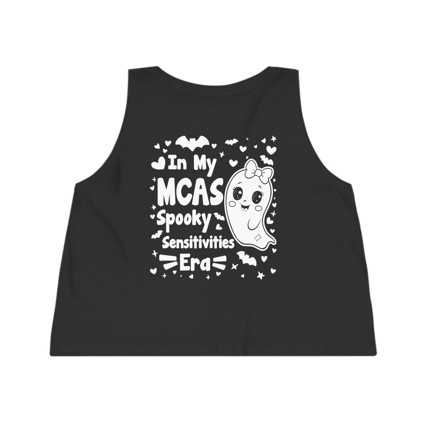 In My MCAS Spooky Sensitivities Era, Women's Dancer Cropped Tank Top, Printed