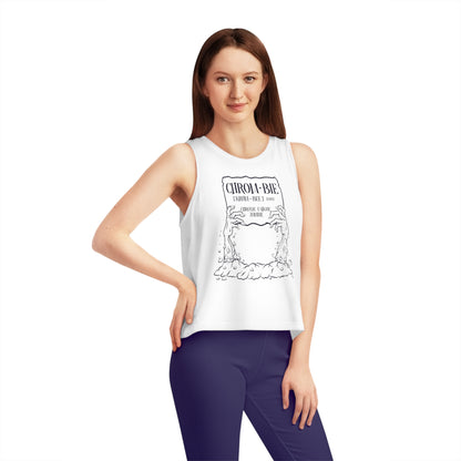 Chrombie, Women's Dancer Cropped Tank Top, Printed