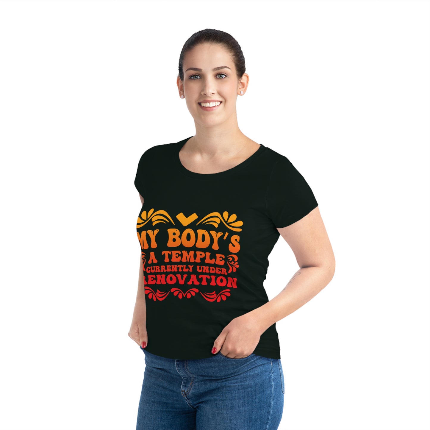 My Body's A Temple..., Women's Jazzer T-shirt (Light), Printed