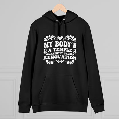 My Body's A Temple... | Unisex Heavy Blend Organic Hoodie Sweatshirt