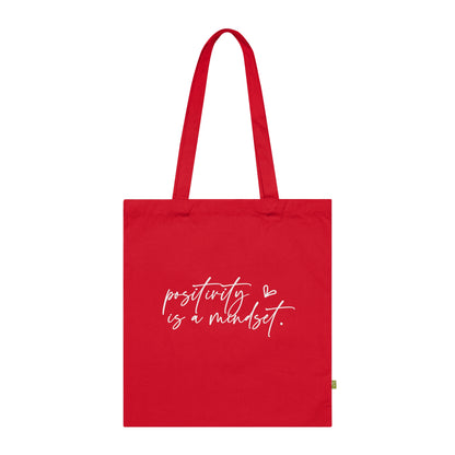 Happiness is a Mood, Organic Tote (Colorful), Printed