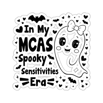 In My MCAS Spooky Sensitivities Era, Sticker (Black)