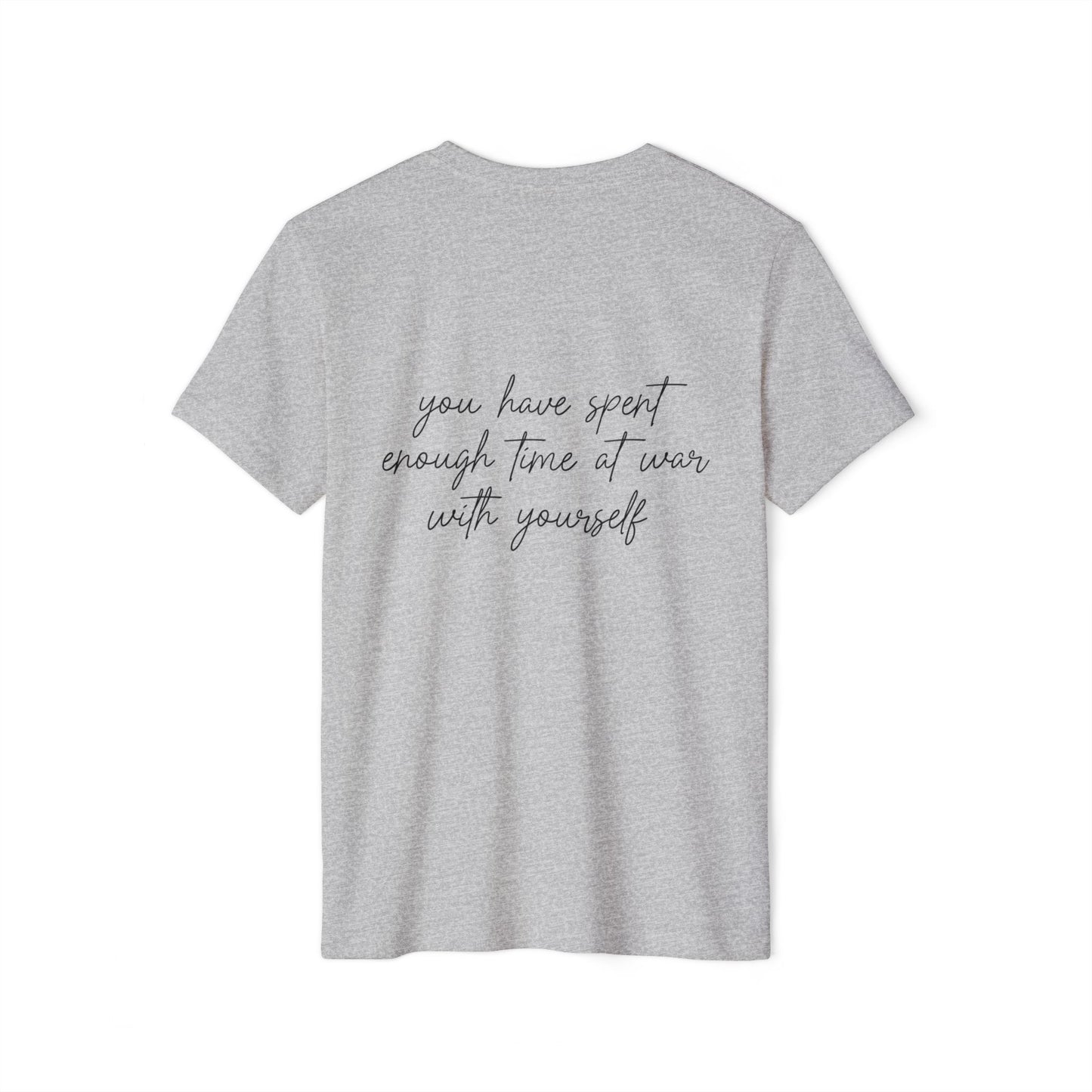 Just Breathe, Unisex Organic Cotton T-shirt, Printed