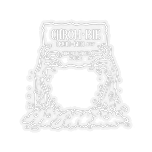 Chrombie, Sticker (White)