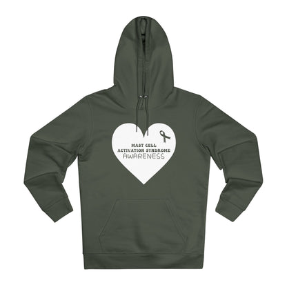 Awareness Heart - Mast Cell Activation Syndrome | Unisex Heavy Blend Organic Hoodie Sweatshirt