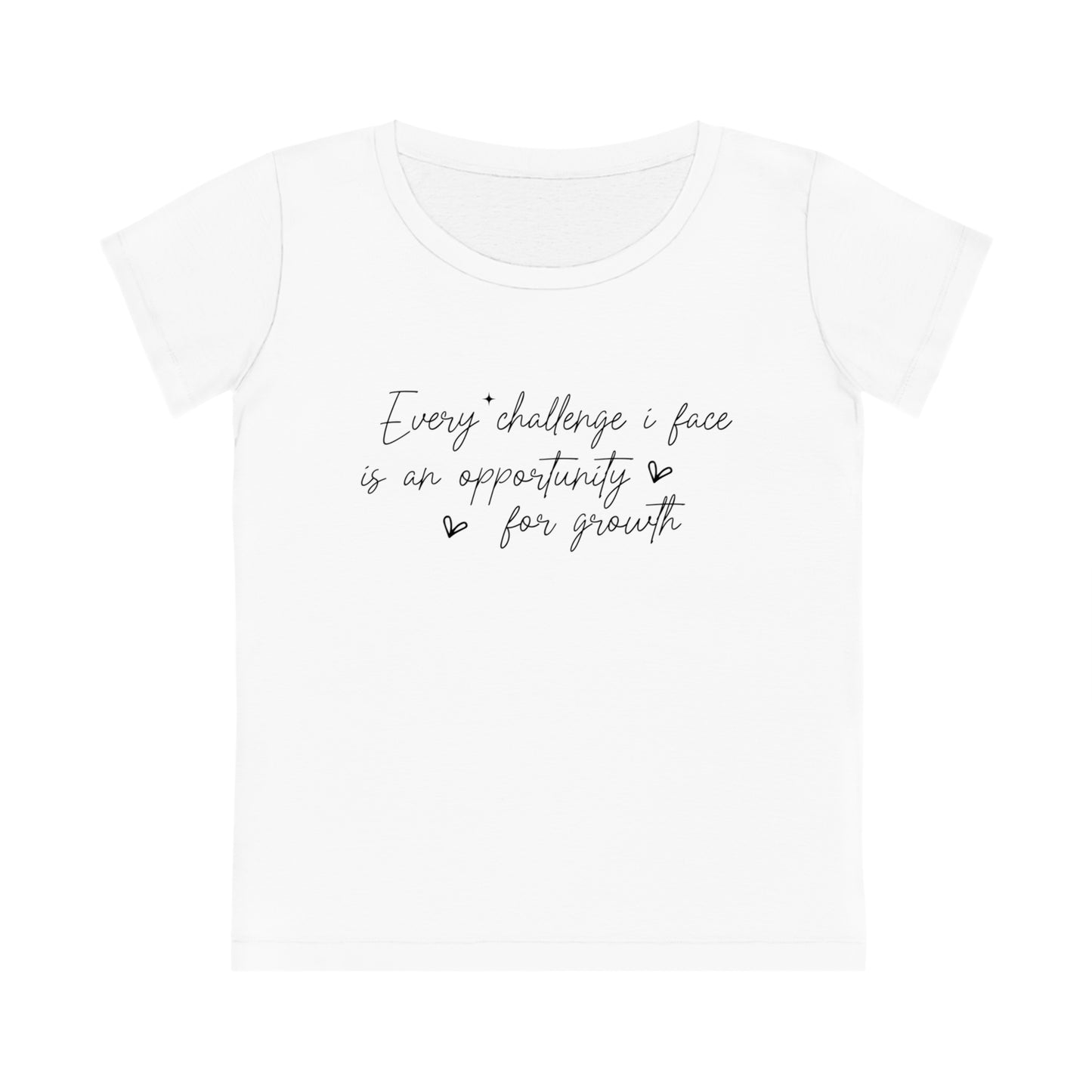 Every Challenge I Face, Women's Jazzer T-shirt (Light), Printed