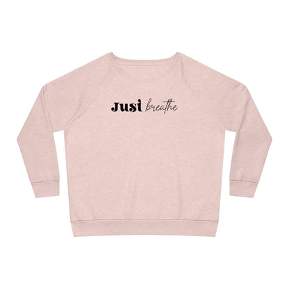 Just Breathe, Women's Dazzler Relaxed Organic Fit Sweatshirt, Printed