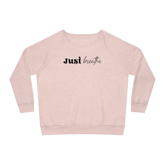 Just Breathe, Women's Dazzler Relaxed Organic Fit Sweatshirt, Printed